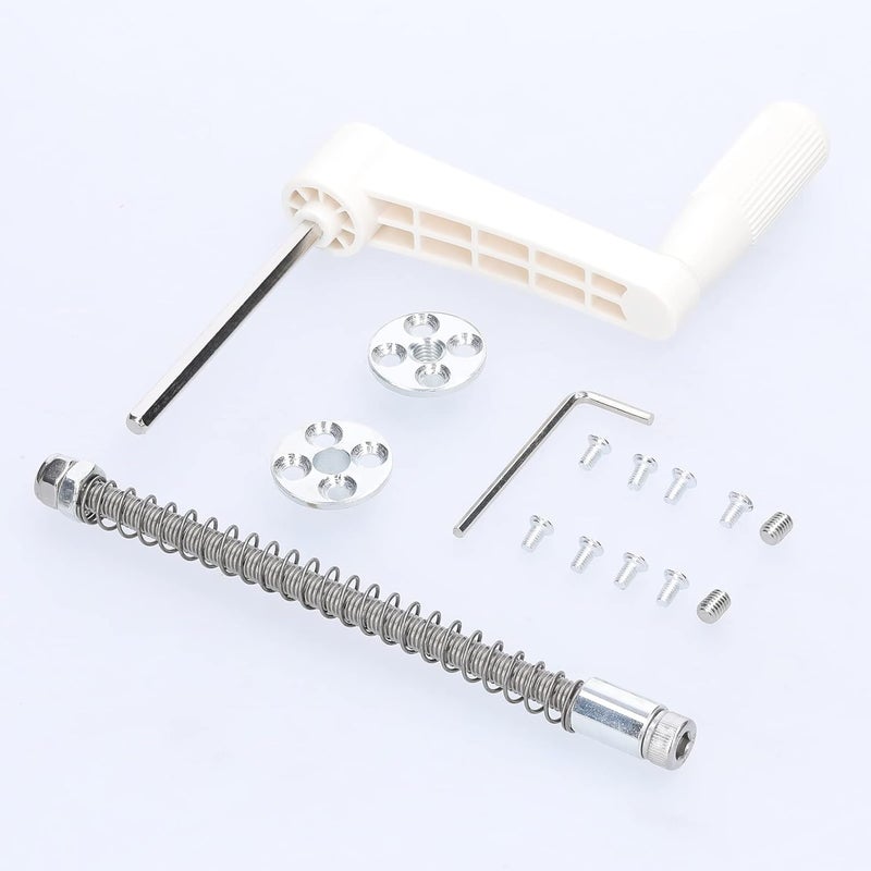 AMAKO Router Lift Table Heavy Duty Hand Crank with 40mm Adjustable Screw Rod, Anti Slip Handle for Woodworking, ABS Stainless Steel - Image 5